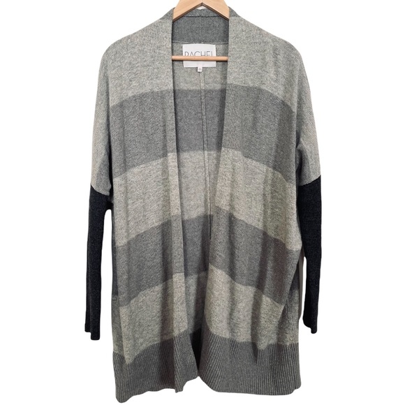 Rachel Roy Grey Striped Cardigan